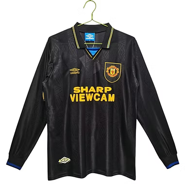 Retro Manchester United LS Away Shirt 1993/1995 - Retro Shirt Stories