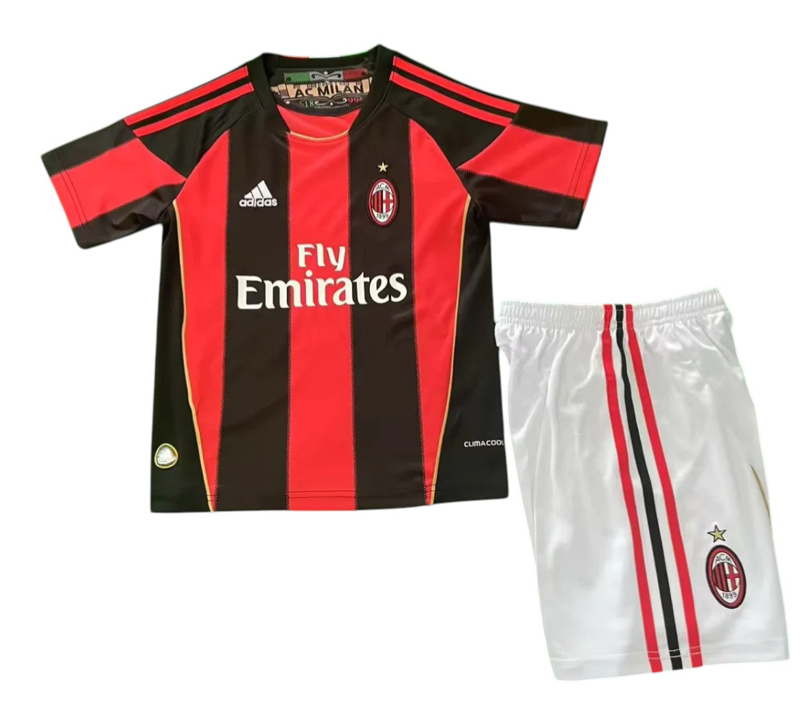 Retro AC Milan Home Kids Kit 2011/2012 - Retro Shirt Stories