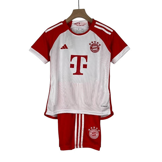 Bayern Munich Home Kids Kit 2023/2024 - Retro Shirt Stories