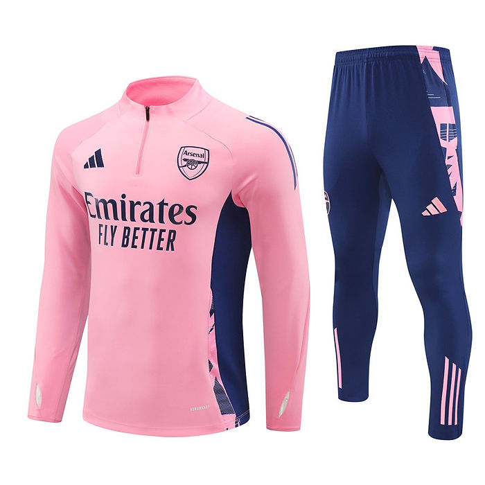 Arsenal Half Zip 2024/2025 Training Kit Pink - Retro Shirt Stories