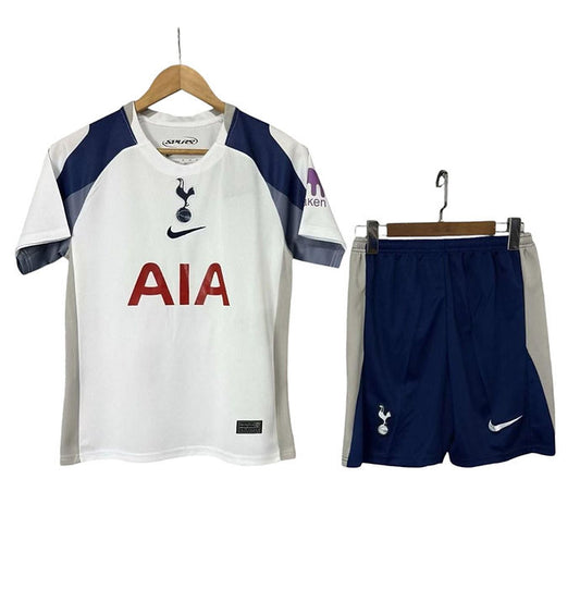 Tottenham Home Kids Kit 2025/2026 - Retro Shirt Stories