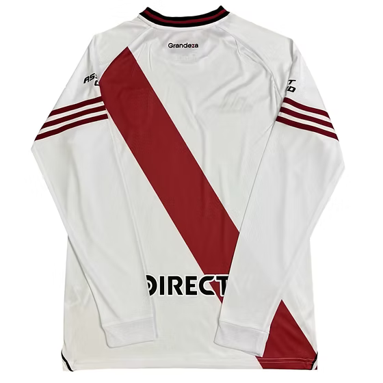 River Plate LS Home Shirt 2025/2026 - Retro Shirt Stories