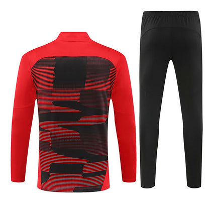 AC Milan Half Zip 2024/2025 Training Kit Red - Retro Shirt Stories