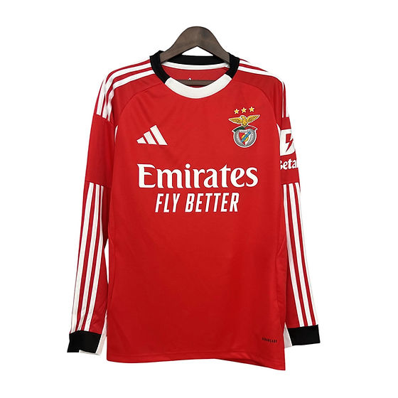 Benfica LS Home Shirt 2025/2026 - Retro Shirt Stories