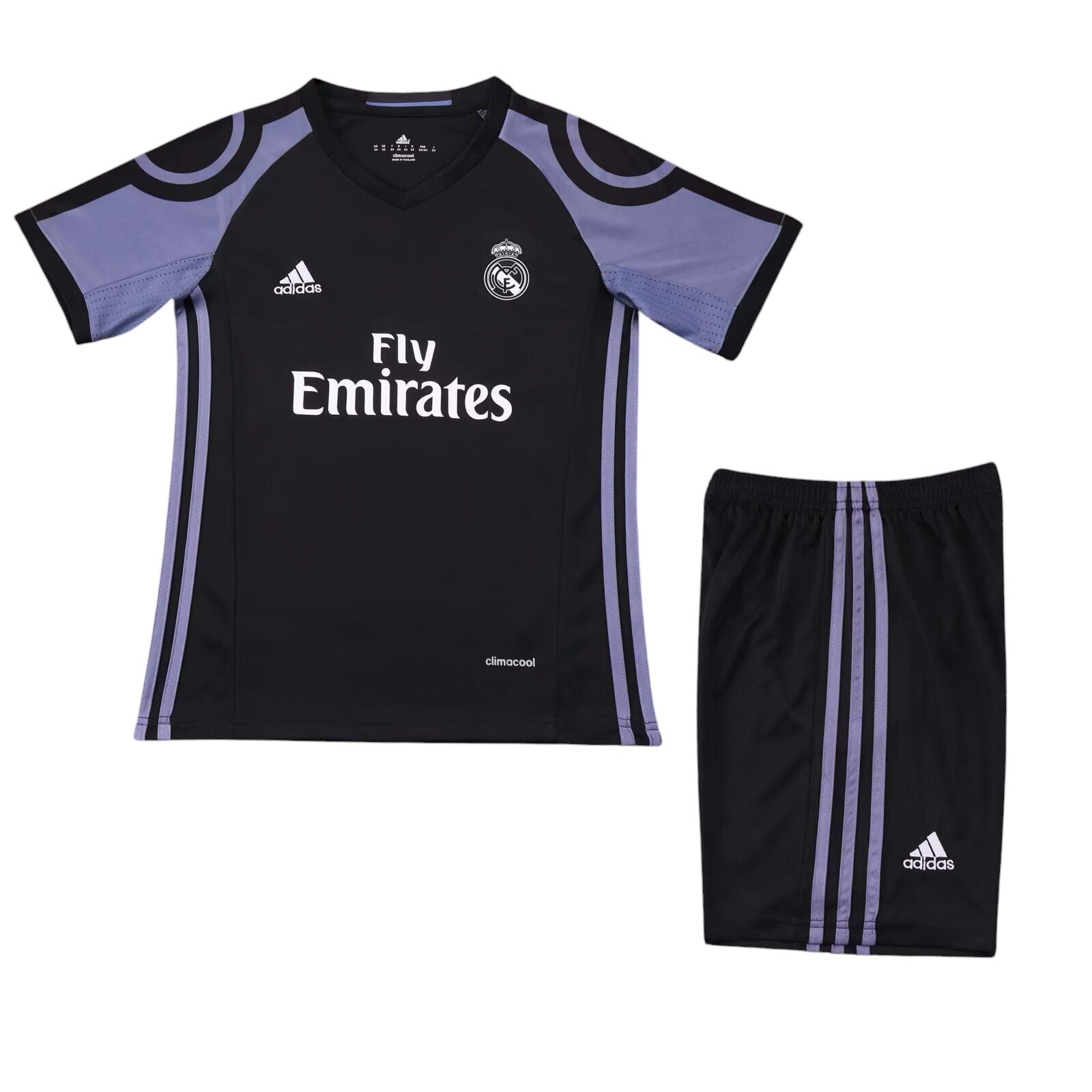 Retro Real Madrid 3rd Kids Kit 2016/2017 - Retro Shirt Stories