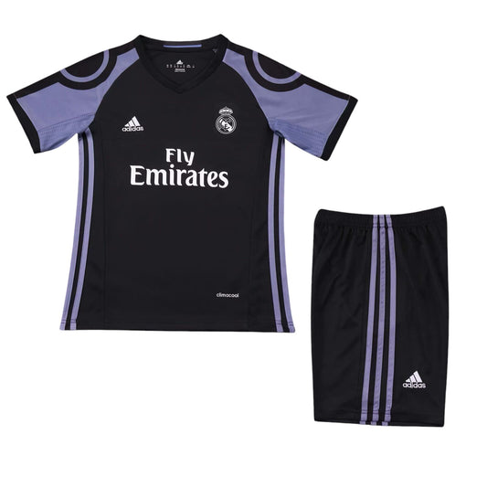 Retro Real Madrid 3rd Kids Kit 2016/2017 - Retro Shirt Stories