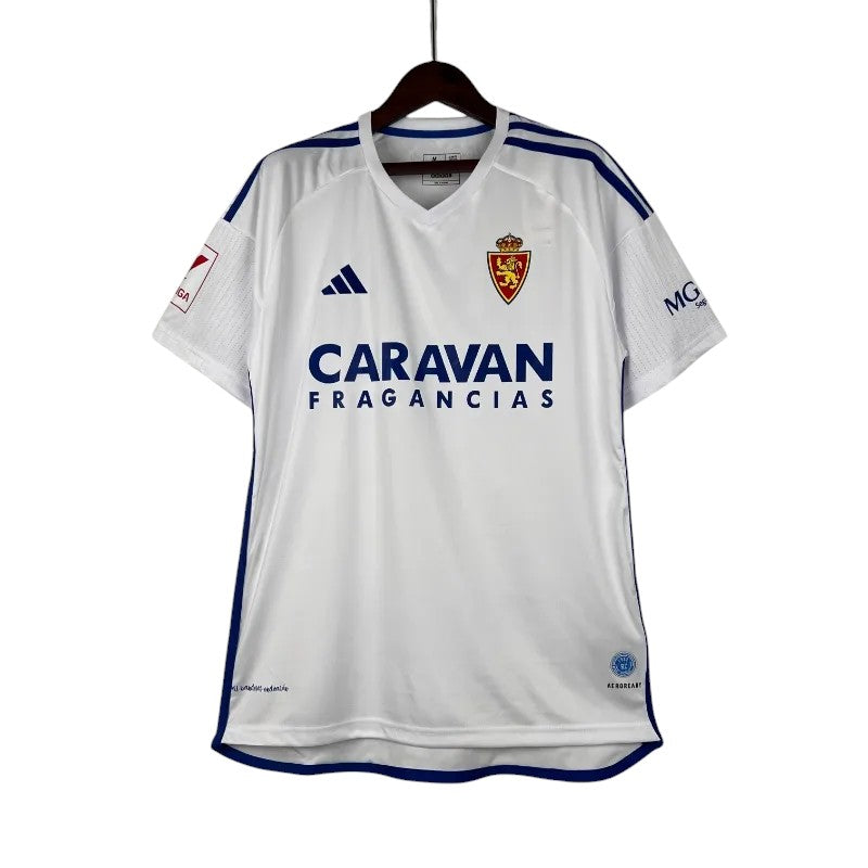 Real Zaragoza Home Shirt 2023/2024 - Retro Shirt Stories