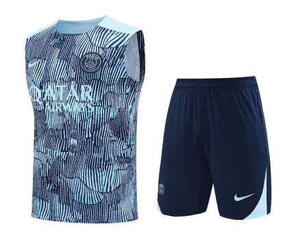 PSG 2024/2025 Training Vest Kit Navy - Retro Shirt Stories