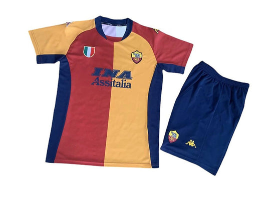 Retro Roma Home Kids Kit 2001/2002 - Retro Shirt Stories