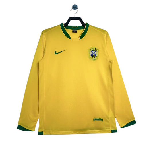 Retro Brazil LS Home Shirt 2006 - Retro Shirt Stories