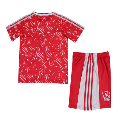 Retro Liverpool Home Kids Kit 1989/1991 - Retro Shirt Stories