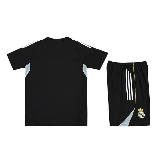 Real Madrid 2025/2026 Kids Training Kit Black - Retro Shirt Stories