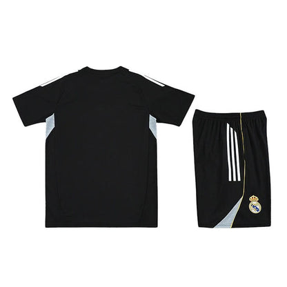 Real Madrid 2025/2026 Kids Training Kit Black - Retro Shirt Stories