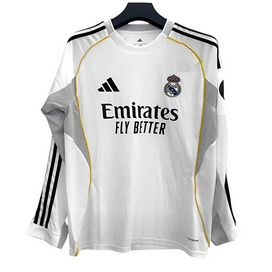 Real Madrid LS Home Shirt 2025/2026 - Time Warp Kits