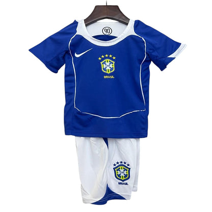 Retro Brazil Away Kids Kit 2004 - Retro Shirt Stories