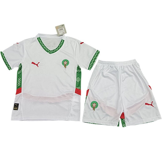 Morocco Away Kids Kit 2024 - Retro Shirt Stories