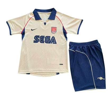 Retro Arsenal Away Kids Kit 2001/2002 - Retro Shirt Stories