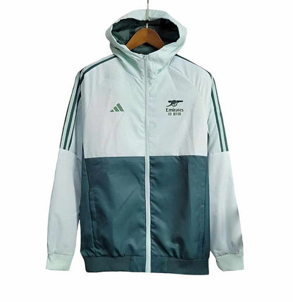 Arsenal 2024/2025 Windbreaker Jacket Green - Retro Shirt Stories