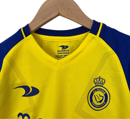 Al-Nassr Home Kids Kit 2022/2023 - Retro Shirt Stories