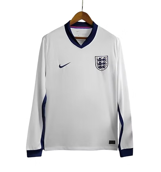 England LS Home Shirt 2024 - Retro Shirt Stories