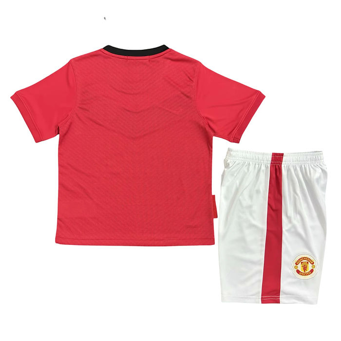 Retro Manchester United Home Kids Kit 2009/2010 - Retro Shirt Stories