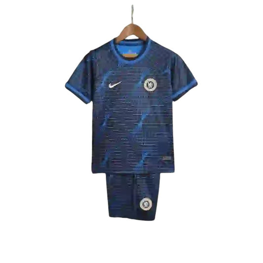 Chelsea Away Kids Kit 2023/2024 - Retro Shirt Stories