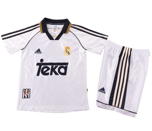Retro Real Madrid Home Kids Kit 1999/2000 - Retro Shirt Stories