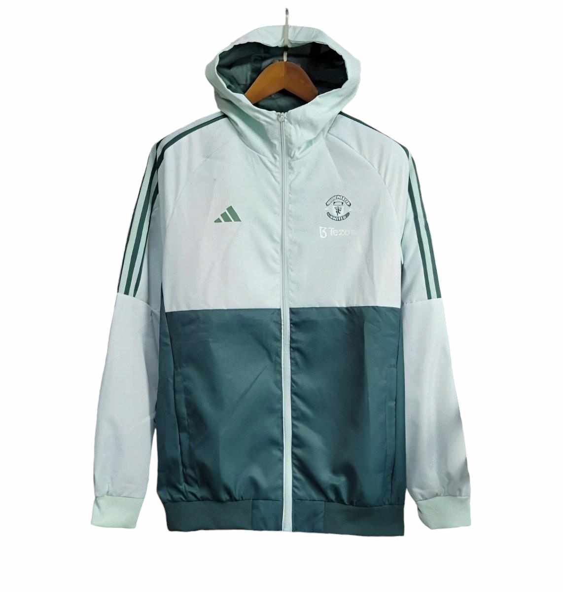 Manchester United 2024/2025 Windbreaker Jacket Green - Retro Shirt Stories
