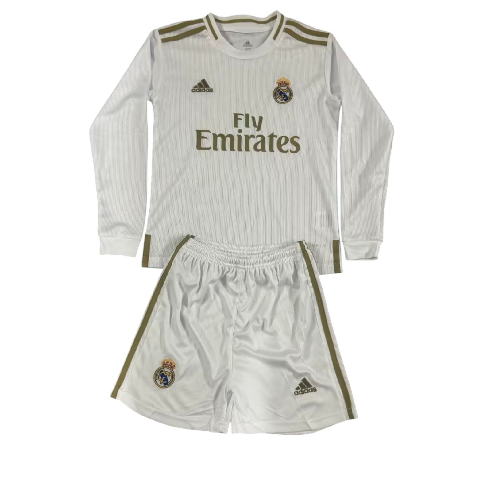 Real Madrid LS Home Kids Kit 2019/2020 - Retro Shirt Stories