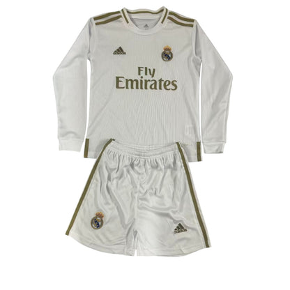 Real Madrid LS Home Kids Kit 2019/2020 - Retro Shirt Stories