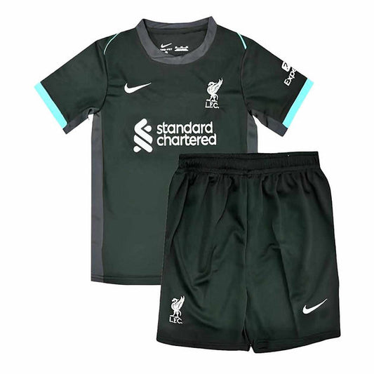 Liverpool Away Kids Kit 2024/2025 - Retro Shirt Stories