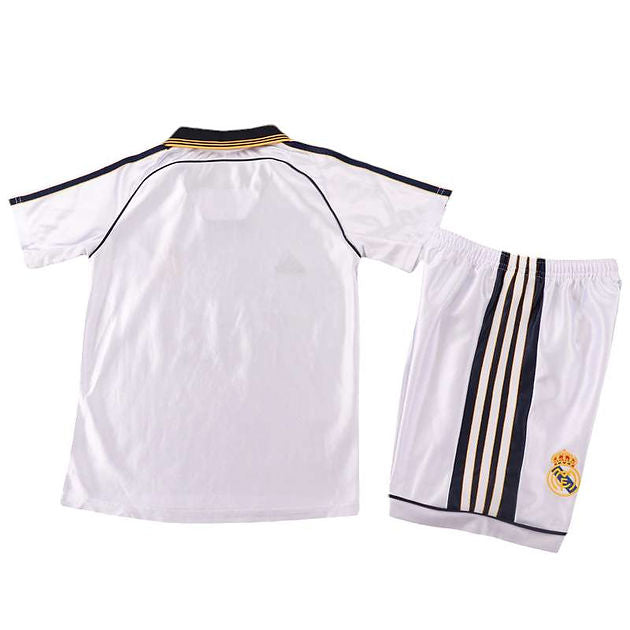 Retro Real Madrid Home Kids Kit 1999/2000 - Retro Shirt Stories