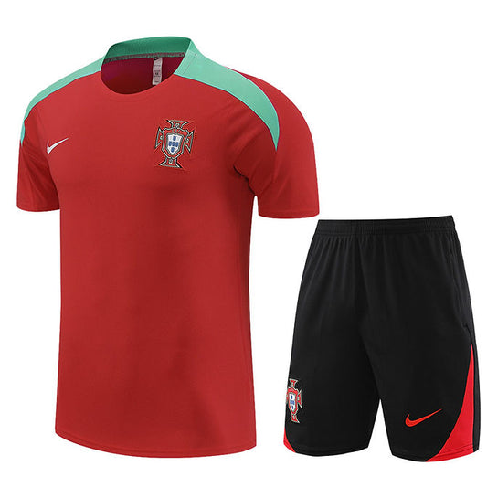 Portugal 2024 Training Kit Red - Retro Shirt Stories