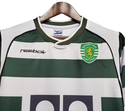 Retro Sporting Lisbon Home Shirt 2001/2003 - Retro Shirt Stories