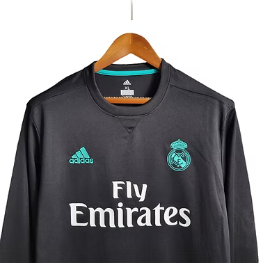 Retro Real Madrid Away LS Shirt 2017/2018 - Retro Shirt Stories