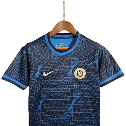 Chelsea Away Kids Kit 2023/2024 - Retro Shirt Stories