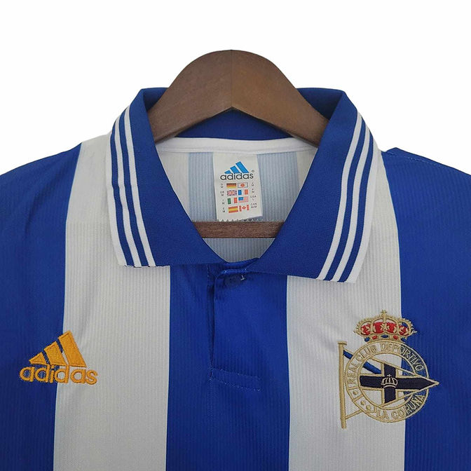 Retro Deportivo La Coruna Home Shirt 1999/2000 - Retro Shirt Stories