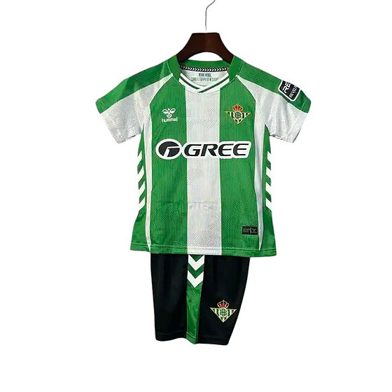 Real Betis Home Kids Kit 2025/2026 - Retro Shirt Stories