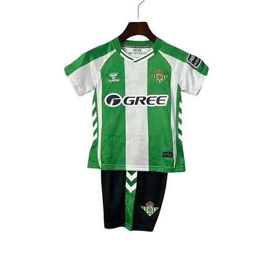 Real Betis Home Kids Kit 2025/2026 - Retro Shirt Stories