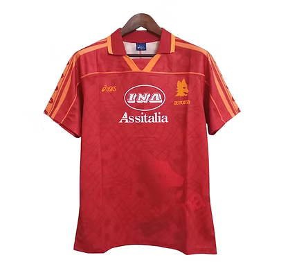 Retro Roma Home Shirt 1995/1996 - Retro Shirt Stories