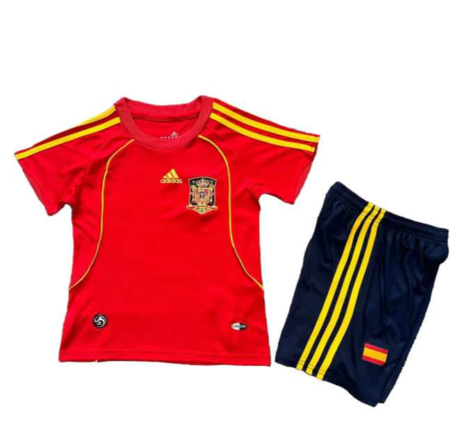Retro Spain Home Kids Kit 2008 - Retro Shirt Stories