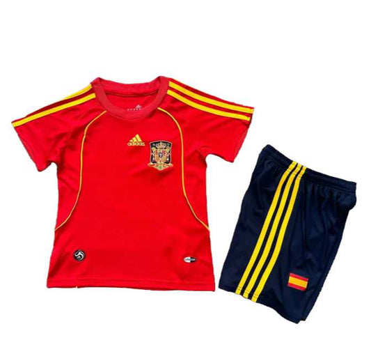 Retro Spain Home Kids Kit 2008 - Retro Shirt Stories