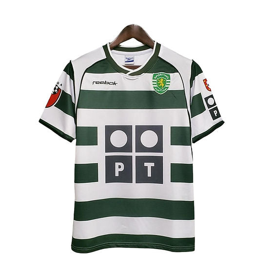 Retro Sporting Lisbon Home Shirt 2001/2003 - Retro Shirt Stories