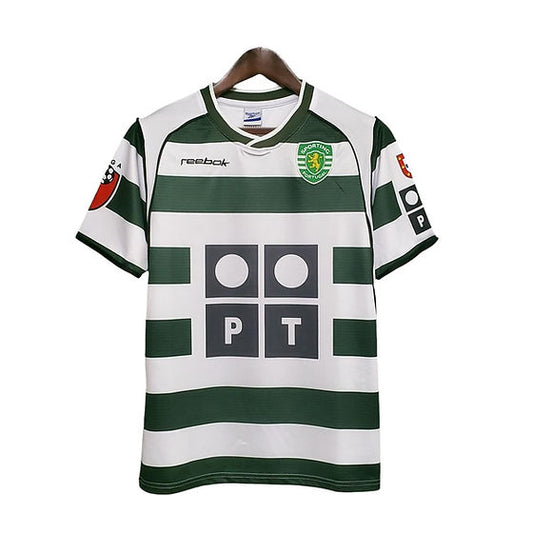 Retro Sporting Lisbon Home Shirt 2001/2003 - Retro Shirt Stories