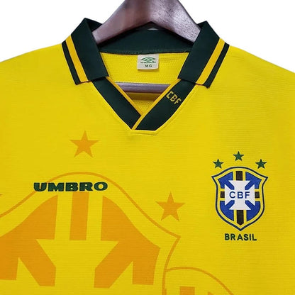 Retro Brazil Home shirt 1994 - Retro Shirt Stories