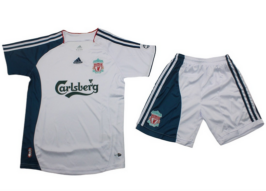 Retro Liverpool Away Kids Kit 2006/2007 - Retro Shirt Stories