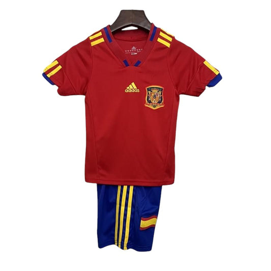 Retro Spain Home Kids Kit 2010 - Retro Shirt Stories