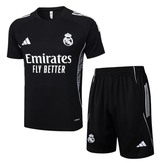 Real Madrid 2025/2026 Training Kit Black - Retro Shirt Stories