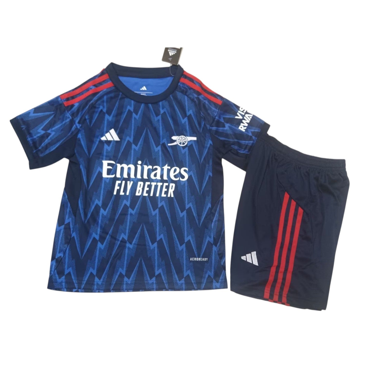 Arsenal Away Kids Kit 2025/2026 - Retro Shirt Stories