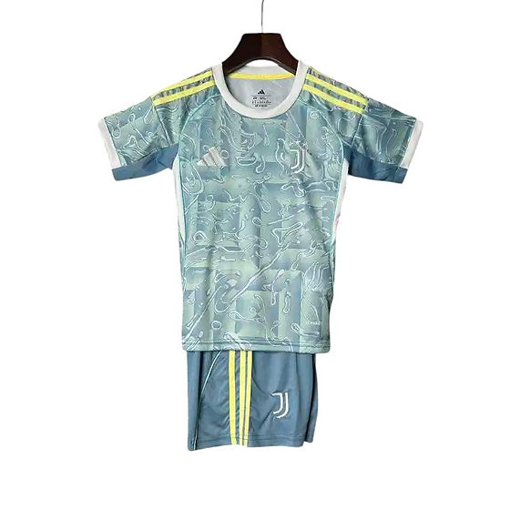 Juventus Away Kids Kit 2025/2026 - Retro Shirt Stories